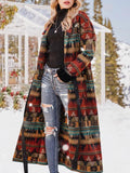 Frauen schnüren Tribal Schal Kragen Boho Oberbekleidung mit Gürtel