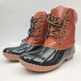Flache Stiefeletten Fashion Lace-up Casual Martin Stiefel