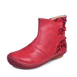 Flach Nahtverarbeitung Stiefelette