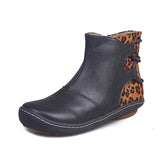 Flach Nahtverarbeitung Stiefelette