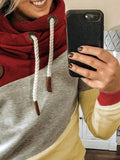 Rot Langarm Normal Sweatshirt