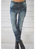 Lässige Denim Hosen mit Taschen