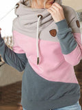 Patchwork Lässige Sweatshirts