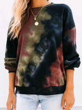 Print Langarm Baumwollgemisch Sweatshirt