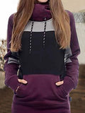 Lila Lässig Baumwollgemisch Sweatshirt
