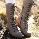 Reißverschluss Date Stiefelette aus Kunstleder