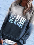 Hellgrau Langarm Rundhals Sweatshirt