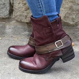 Blockabsatz Winter Strand Stiefelette