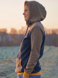 Retro Geometrisches Sweatshirt