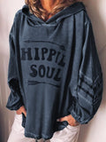 Gemustertes Sweatshirt  mit Langarm