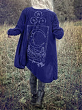 Gemusterte Jacke mit Langarm