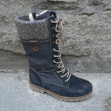 Flache Stiefelette für Alle Jahreszeiten