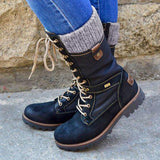 Flache Stiefelette für Alle Jahreszeiten