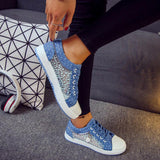 Transparent Floral Anhänger Schnürung Sneakers