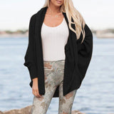 Fledermausärmel Pullover Mantel