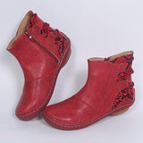 Flach Nahtverarbeitung Stiefelette