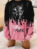 Langarm bedrucktes Sweatshirt