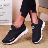 Tägliche Flache Sneakers mit Nahtverarbeitung