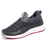 Tägliche Flache Sneakers mit Nahtverarbeitung