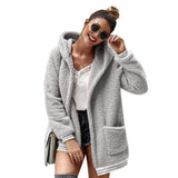 Casual Plüsch Hoodie