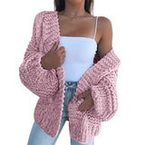 lässiger Pullover Mantel