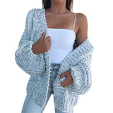 lässiger Pullover Mantel