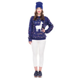 Weihnachten Print Lässiges Sweatshirt