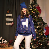 Weihnachten Print Lässiges Sweatshirt