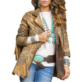 LANGE ÄRMEL TASSEL COAT