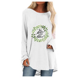 Lässiges Langarm-T-Shirt