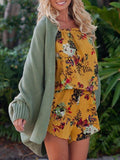 Fledermausärmel Pullover Mantel