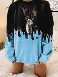 Langarm bedrucktes Sweatshirt