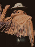 Tassel Lange Ärmel Embroidered Jacket