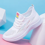 Flyknit Stoff Perforiert Schnürsneakers