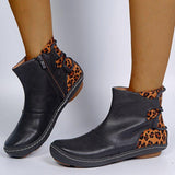 Flach Nahtverarbeitung Stiefelette