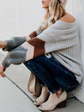 V Ausschnitt Pullover Leicht Warm Einfach Gelb