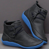 Geflochtener Riemen Flache  Stiefelette