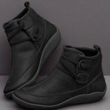 Geflochtener Riemen Flache  Stiefelette