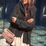 Reine Farbe pullover Mantel