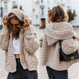 Reine Farbe pullover Mantel