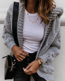 Reine Farbe pullover Mantel
