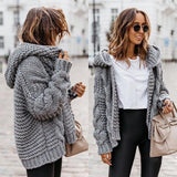 Reine Farbe pullover Mantel