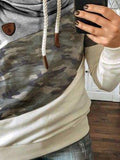 Grau Normal Lässig Sweatshirt