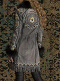 Retro LANGE ÄRMEL TASSEL COAT