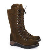 Reißverschluss Date Stiefelette aus Kunstleder