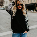 Lässiges Rundhalsausschnitt Sweatshirt