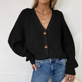 V-Hals-StrickCardigan