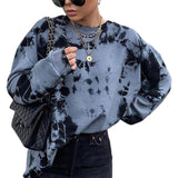 Lässiges Rundhalsausschnitt Sweatshirt
