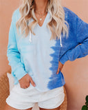 Lockerer Batik-Hoodie
