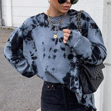 Lässiges Rundhalsausschnitt Sweatshirt